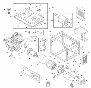 Part Location Diagram of 707432 Briggs and Stratton ROTOR